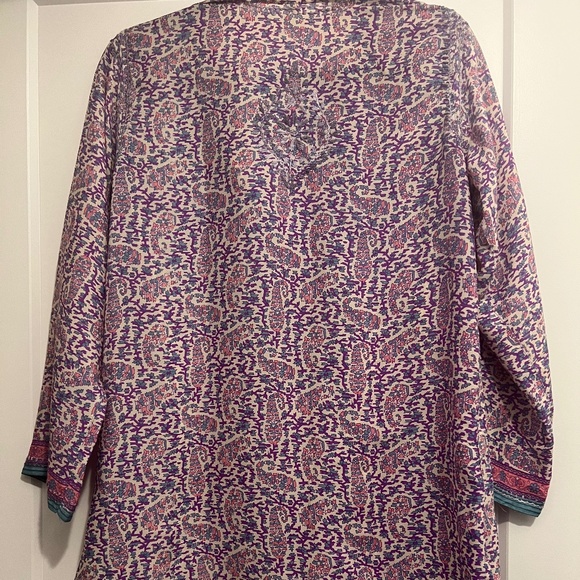 Patterend tunic top - Picture 3 of 10